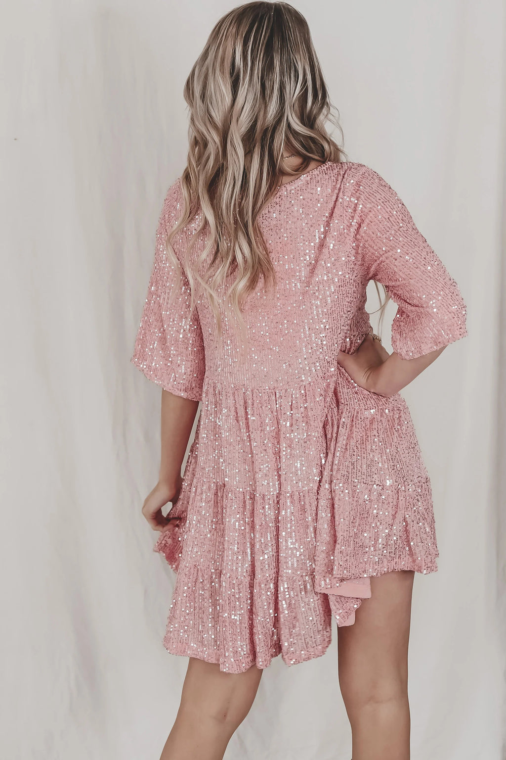 ✨Sequin Baby Doll Dress❤️
