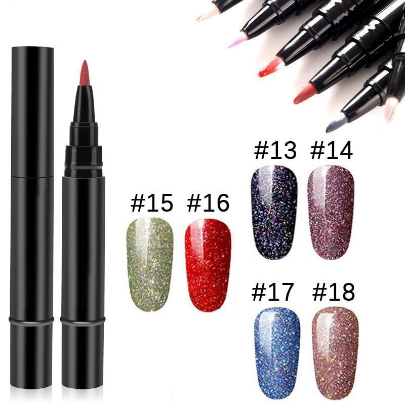 (💝HOT SALE - 48% OFF)🔥🔥 One Step Nail Gel Pen✅Eco-friendly & Tasteless