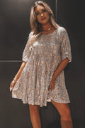 ✨Sequin Baby Doll Dress❤️