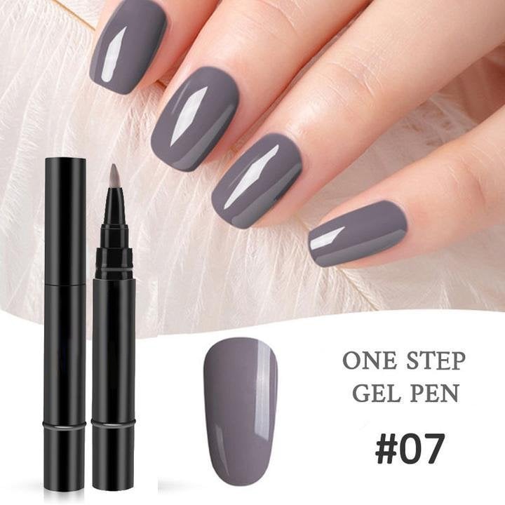 (💝HOT SALE - 48% OFF)🔥🔥 One Step Nail Gel Pen✅Eco-friendly & Tasteless