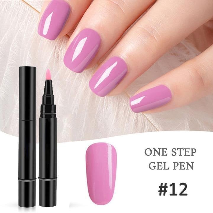(💝HOT SALE - 48% OFF)🔥🔥 One Step Nail Gel Pen✅Eco-friendly & Tasteless