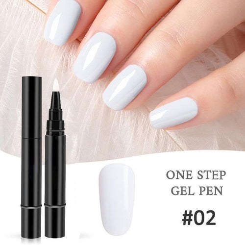 (💝HOT SALE - 48% OFF)🔥🔥 One Step Nail Gel Pen✅Eco-friendly & Tasteless