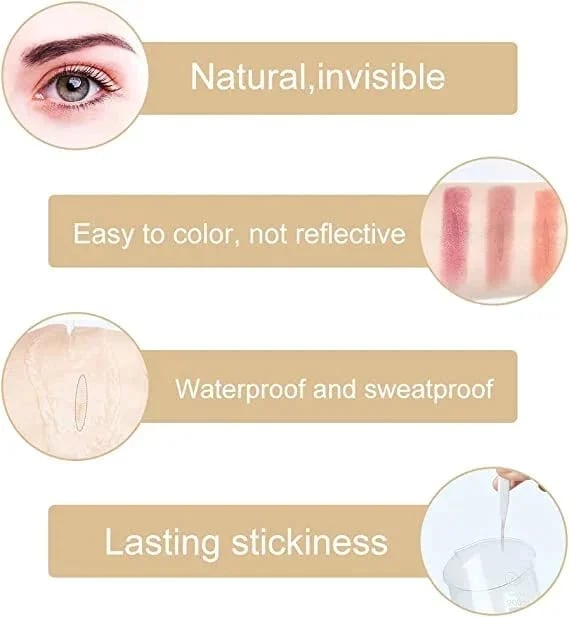 🏆49%OFF🔥New Glue-Free Ultra Natural Invisible Double Eyelid Sticker