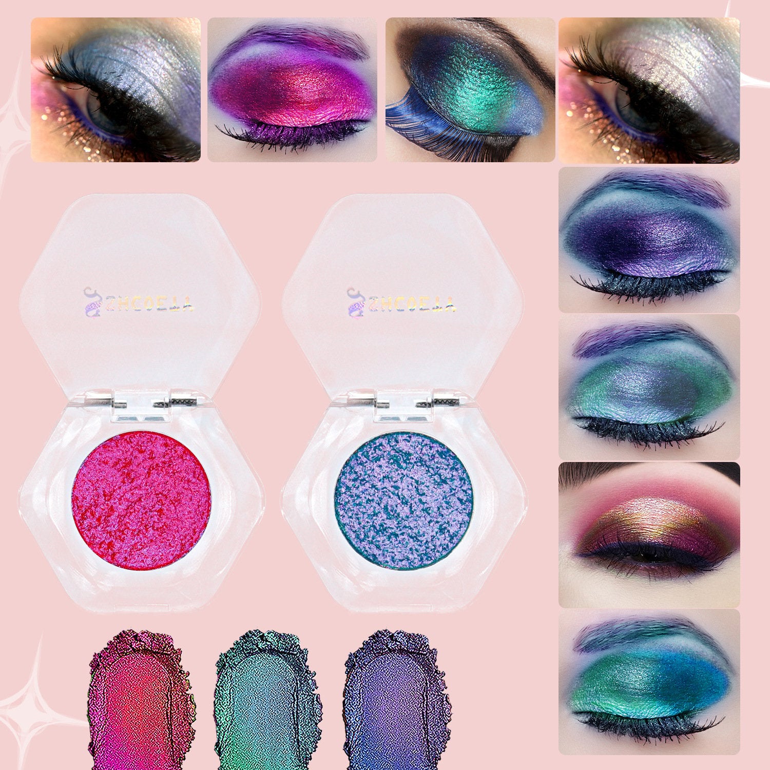 Double chrome eye shadow