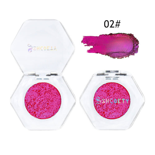 Double chrome eye shadow