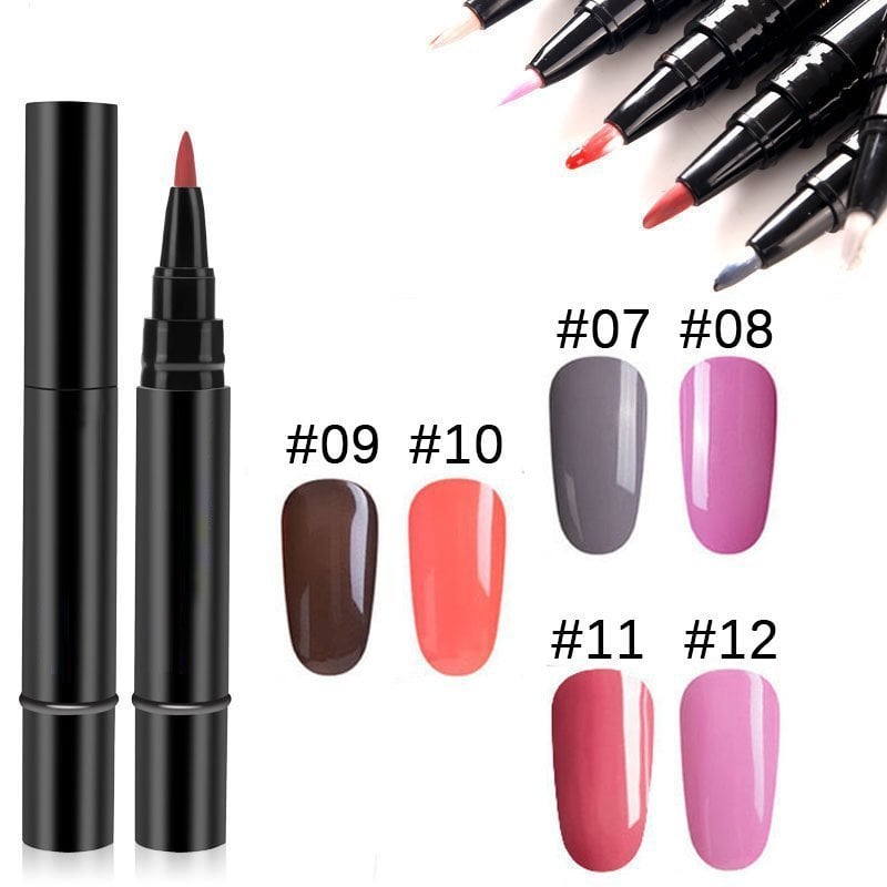 (💝HOT SALE - 48% OFF)🔥🔥 One Step Nail Gel Pen✅Eco-friendly & Tasteless