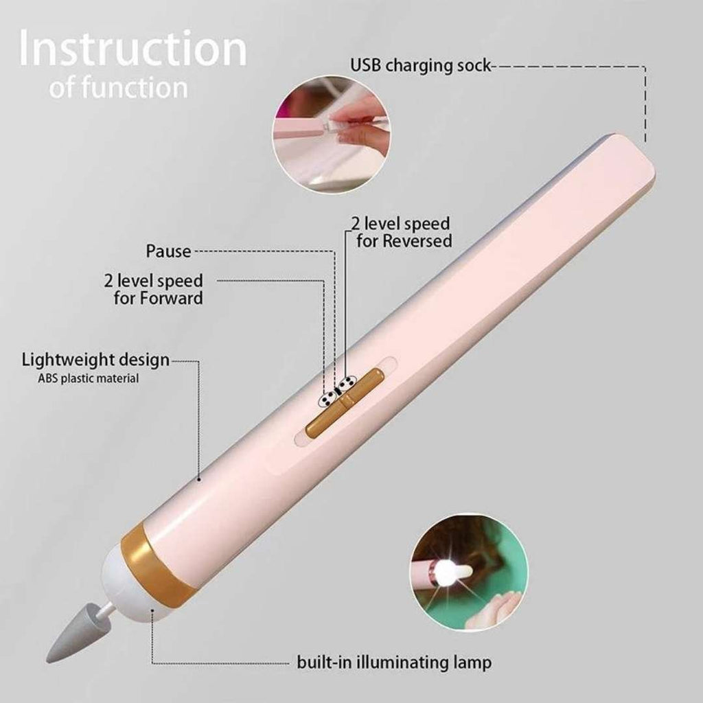 🔥SALE 48% OFF🔥GLAMICS ELECTRIC PROFESSIONAL MANICURE NAIL MACHINE SET💅