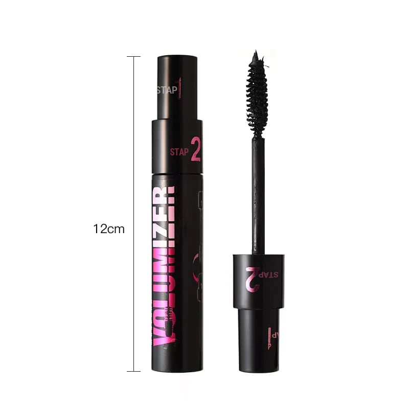 Long, thick, curly eyelash mascara