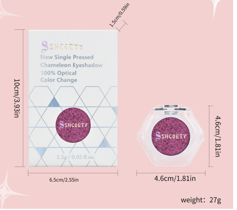 Double chrome eye shadow
