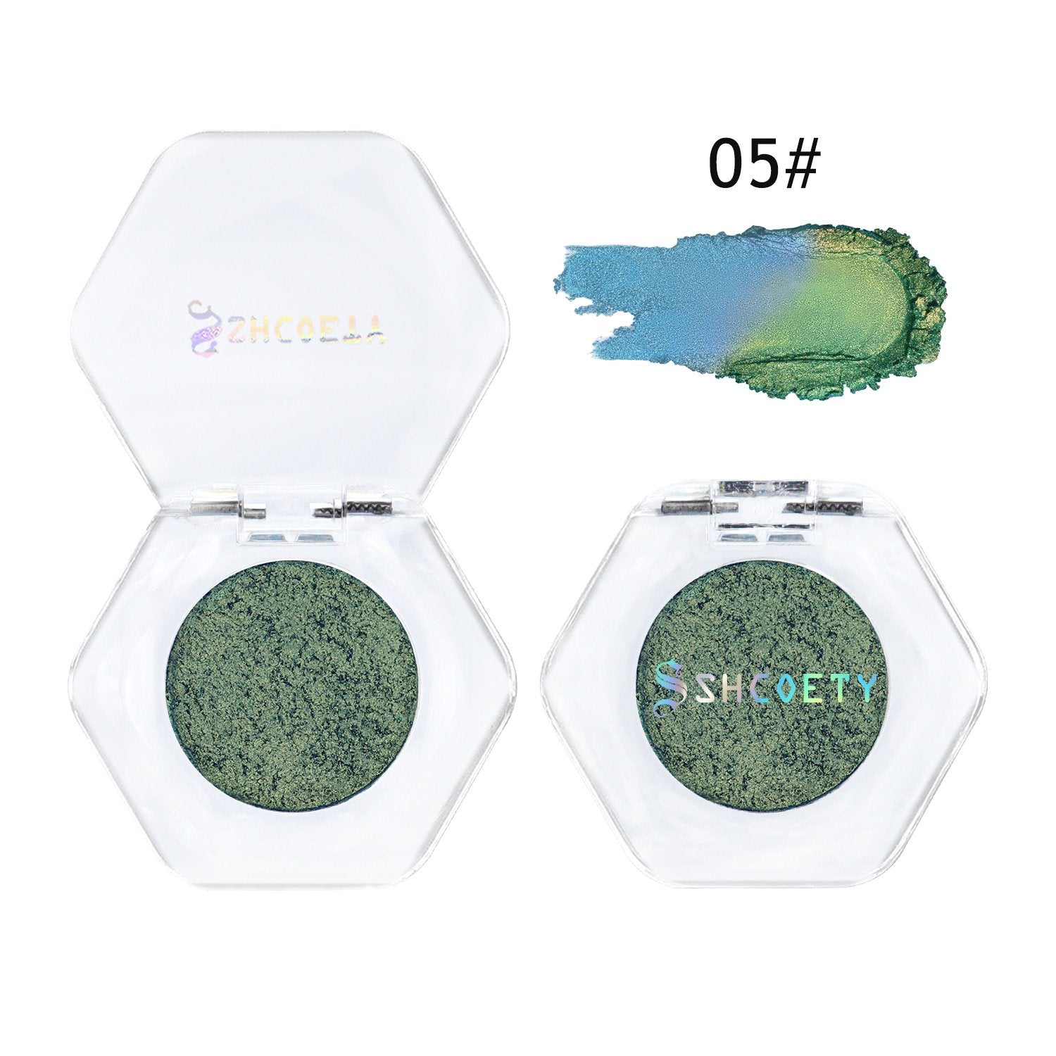 Double chrome eye shadow