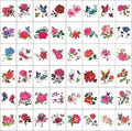 ❤️ Trendy 3D Tattoo Stickers 50 PCS