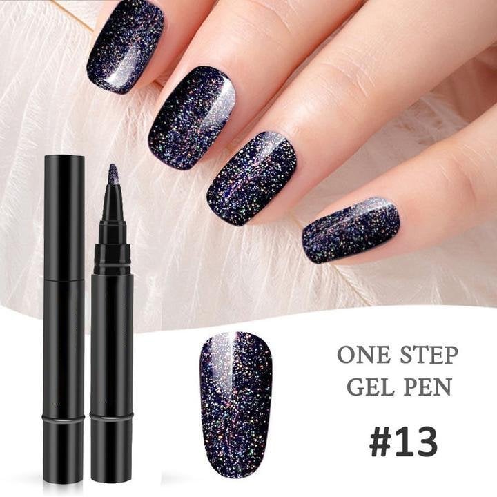 (💝HOT SALE - 48% OFF)🔥🔥 One Step Nail Gel Pen✅Eco-friendly & Tasteless
