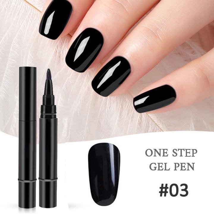 (💝HOT SALE - 48% OFF)🔥🔥 One Step Nail Gel Pen✅Eco-friendly & Tasteless