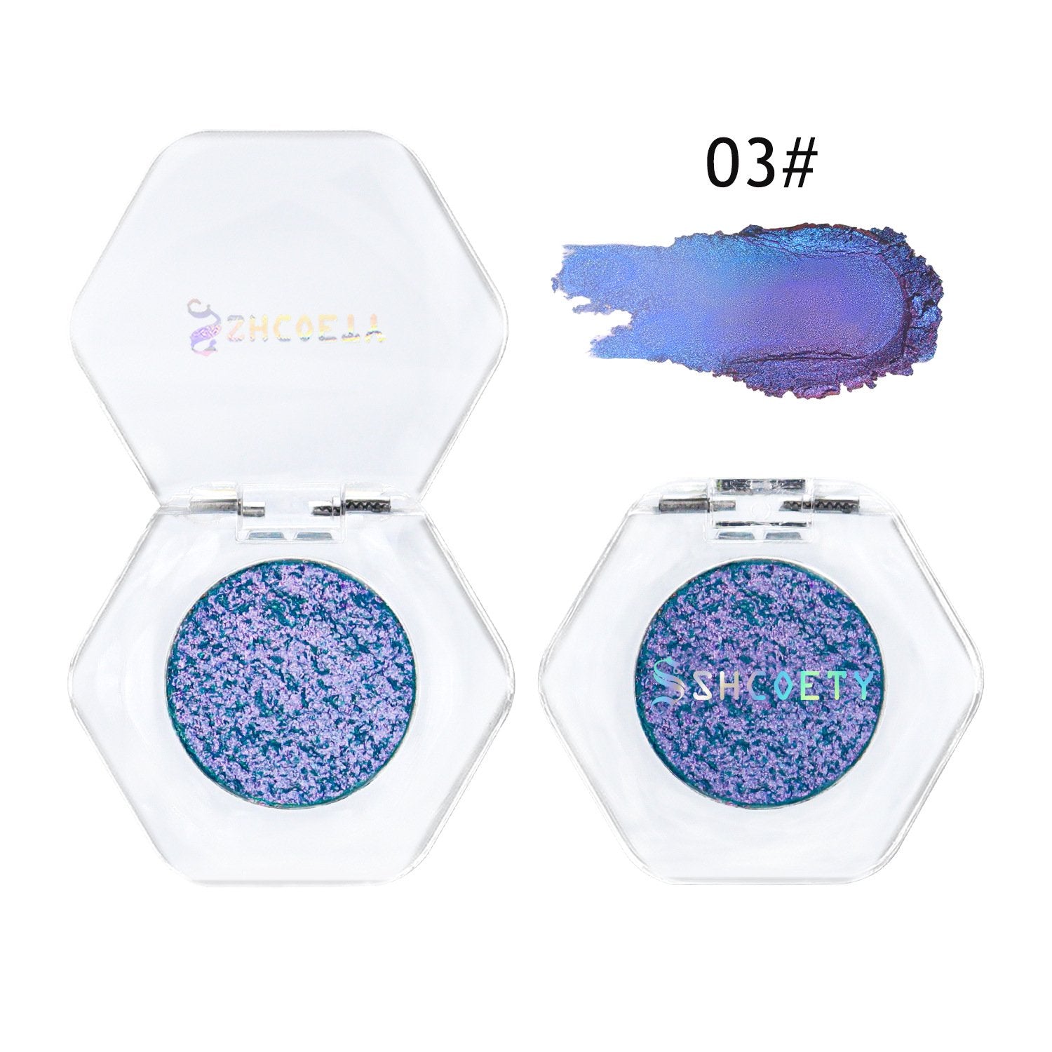 Double chrome eye shadow